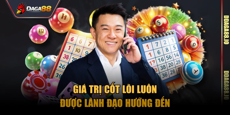 Giá trị cốt lõi luôn được lãnh đạo hướng đến
